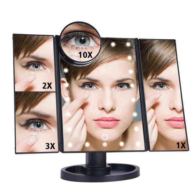 Touch Screen 22 Light Makeup Mirror