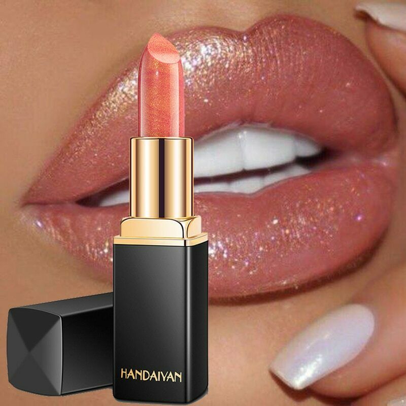 Waterproof Nude Glitter Lipstick