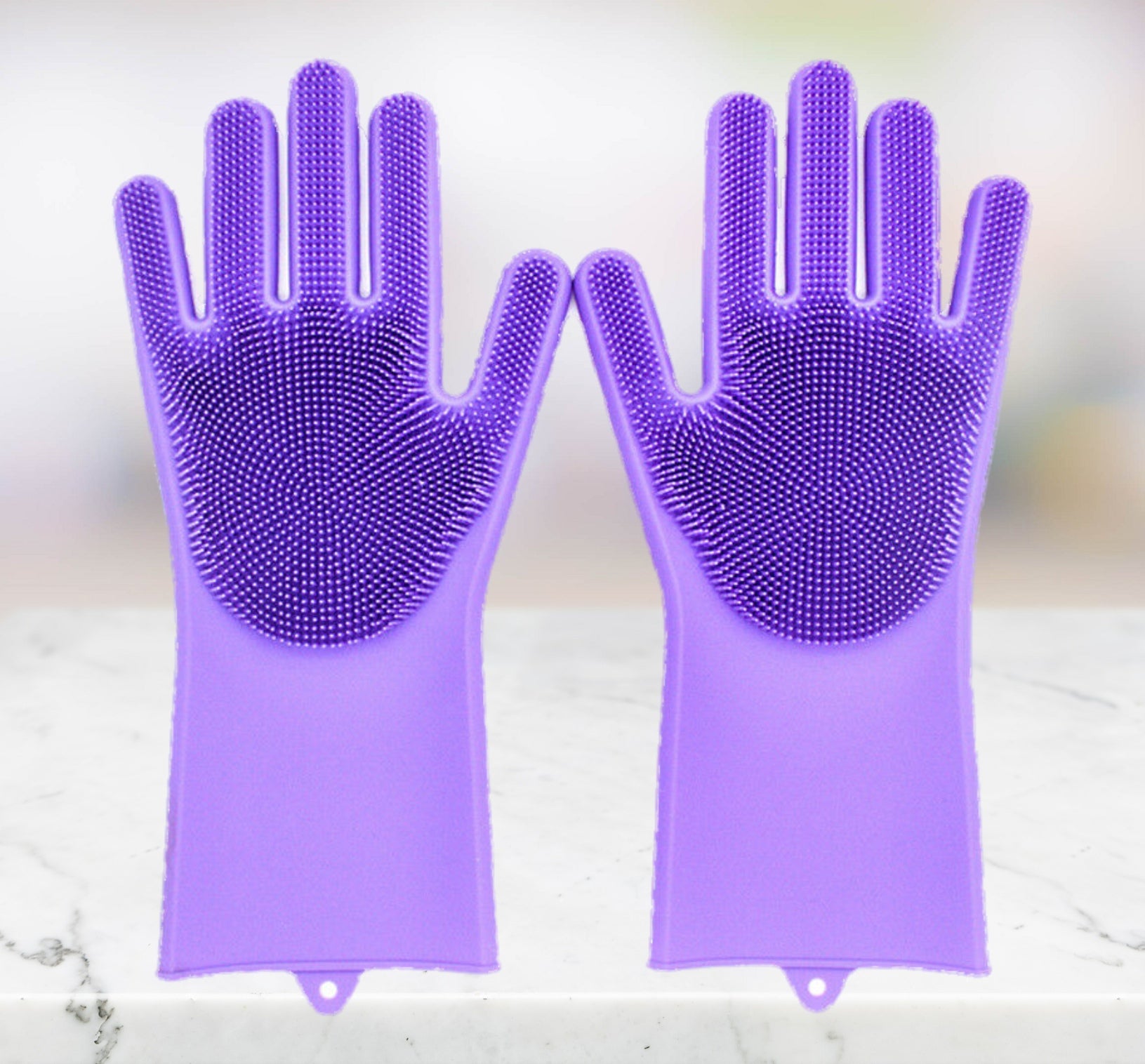 Magic Silicone Scrubbing Gloves