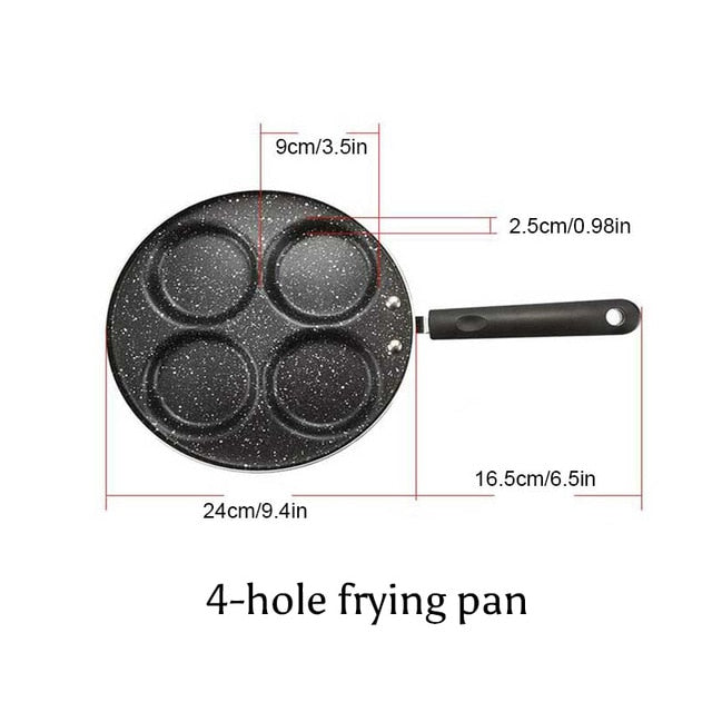 Four-hole Frying Pot