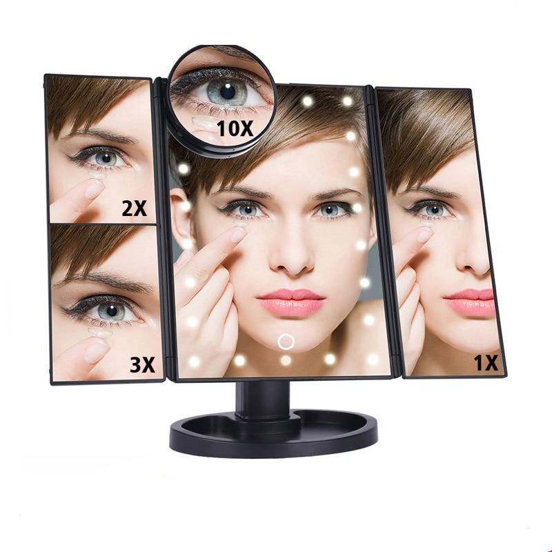 Touch Screen 22 Light Makeup Mirror
